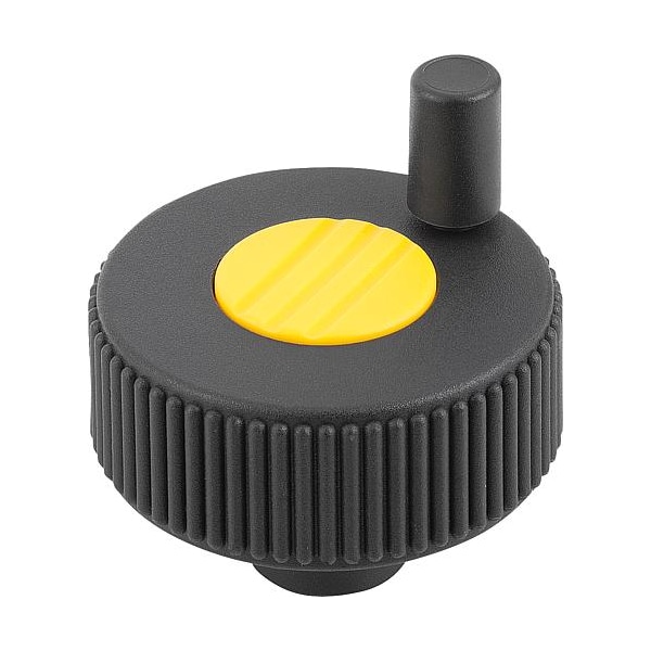 Knurled Wheels, Style M, with cross hole and grub screw, inch